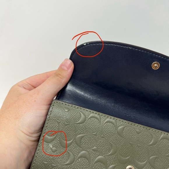 Coach Slim Envelope Wallet With Rivets - Picture 11 of 13